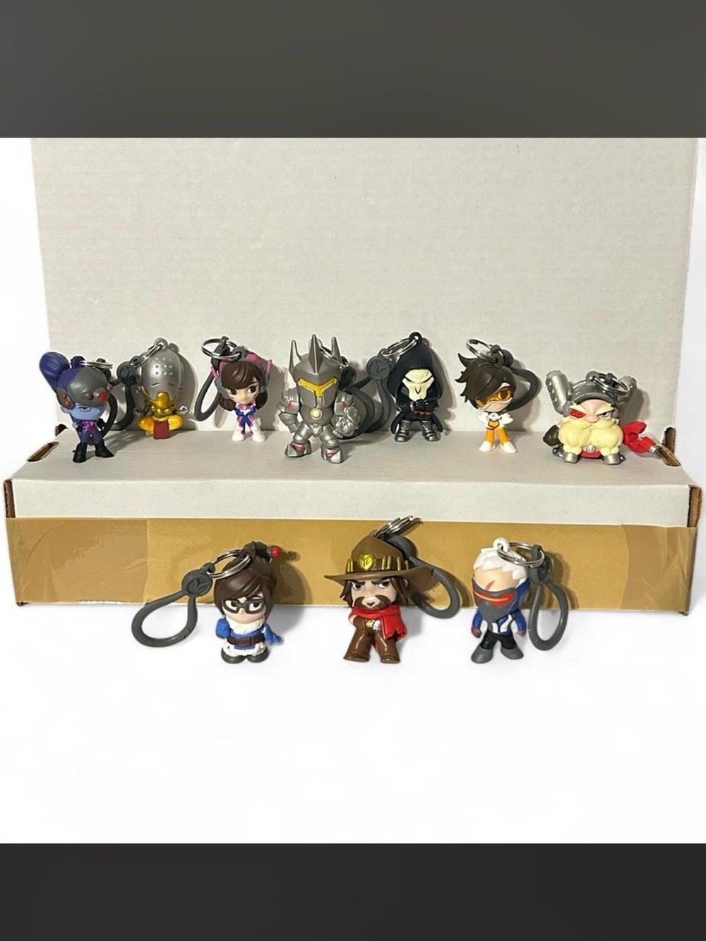 Overwatch Backpack Hangers Clip On Figures Chibi Lot of 10 Blizzard